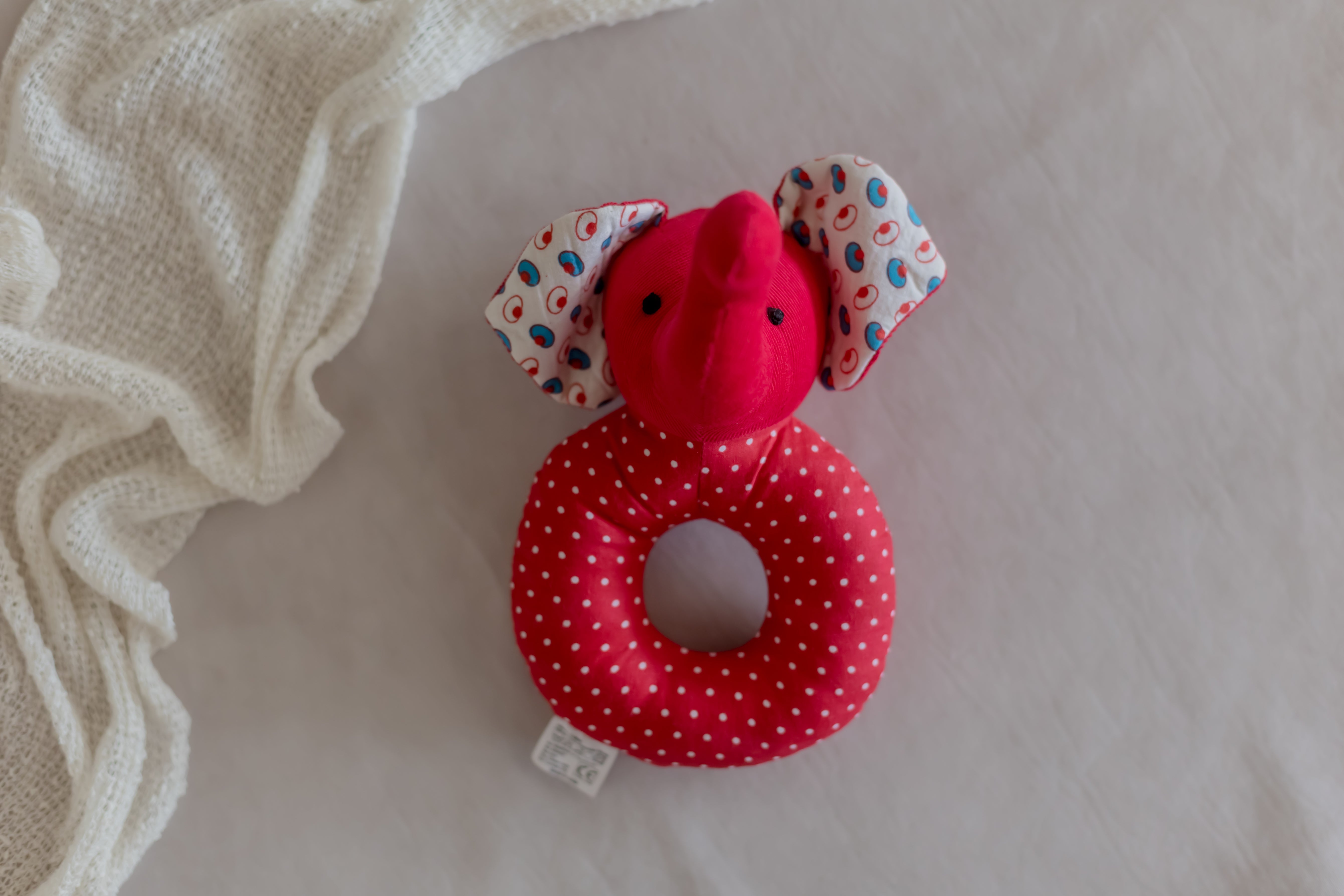 ilearnngrow Elephant Face shaped Rattle